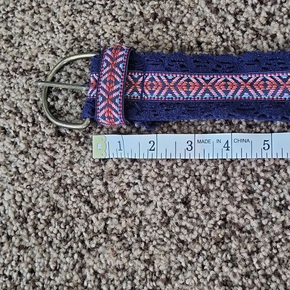 Boho multi color belt - Picture 5 of 6